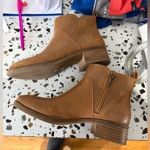 Lucky Brand Brown Ankle Booties